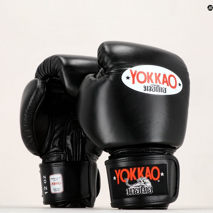 YOKKAO Matrix boxing gloves black BYGL-X-1 8