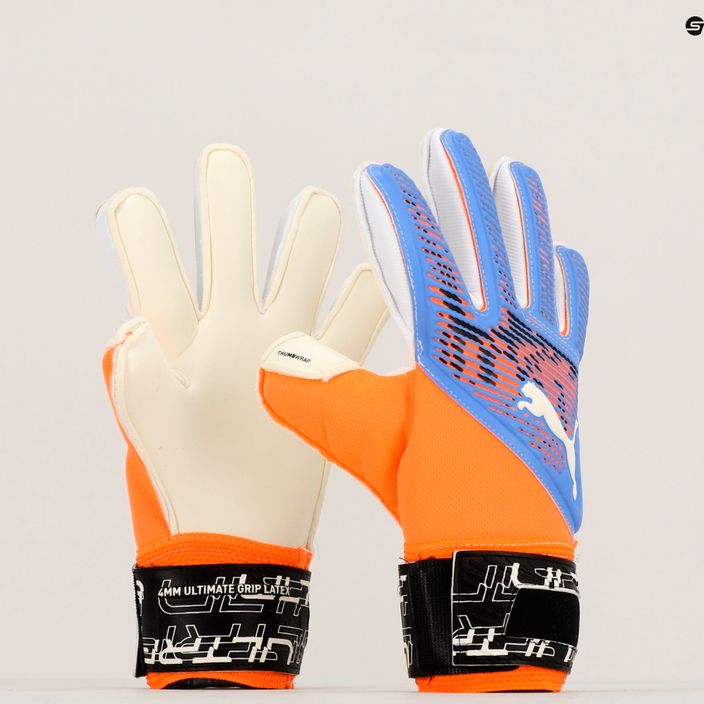 PUMA children's goalkeeper gloves Ultra Grip 2 RC blue-orange 041815 05 7