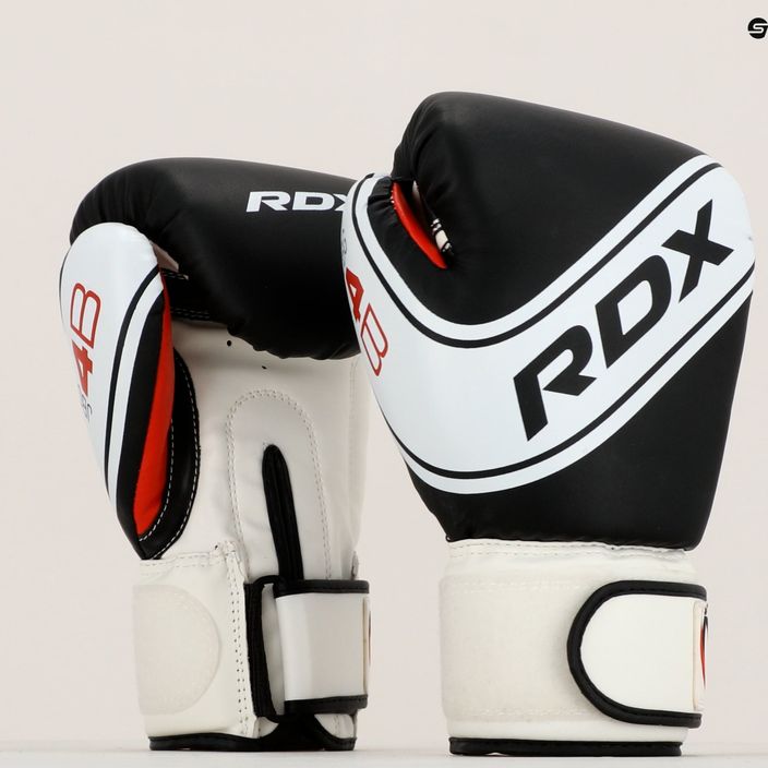 RDX children's boxing gloves black and white JBG-4B 12