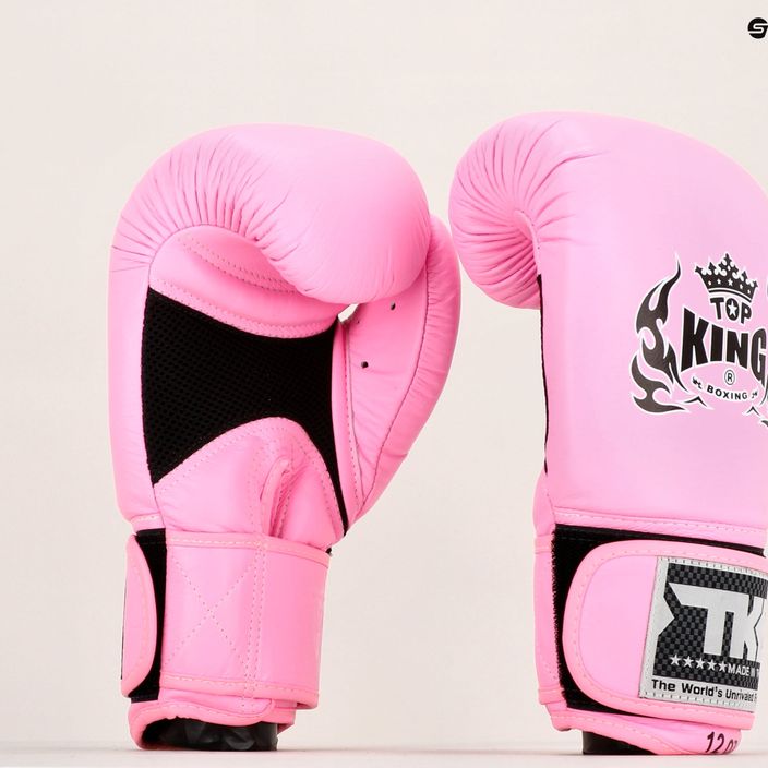 Top King Muay Thai Ultimate "Air" pink boxing gloves TKBGAV 7