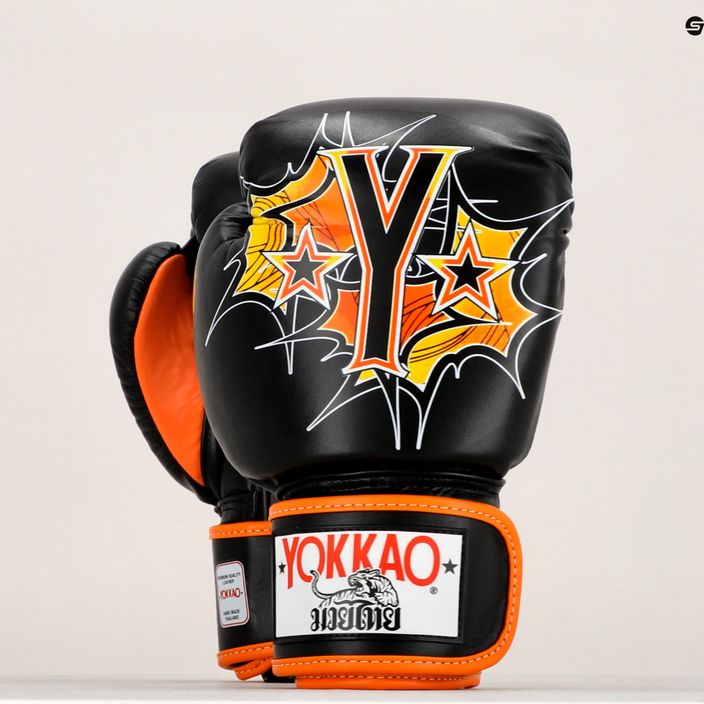 YOKKAO Pad Thai boxing gloves black FYGL-69-1 7