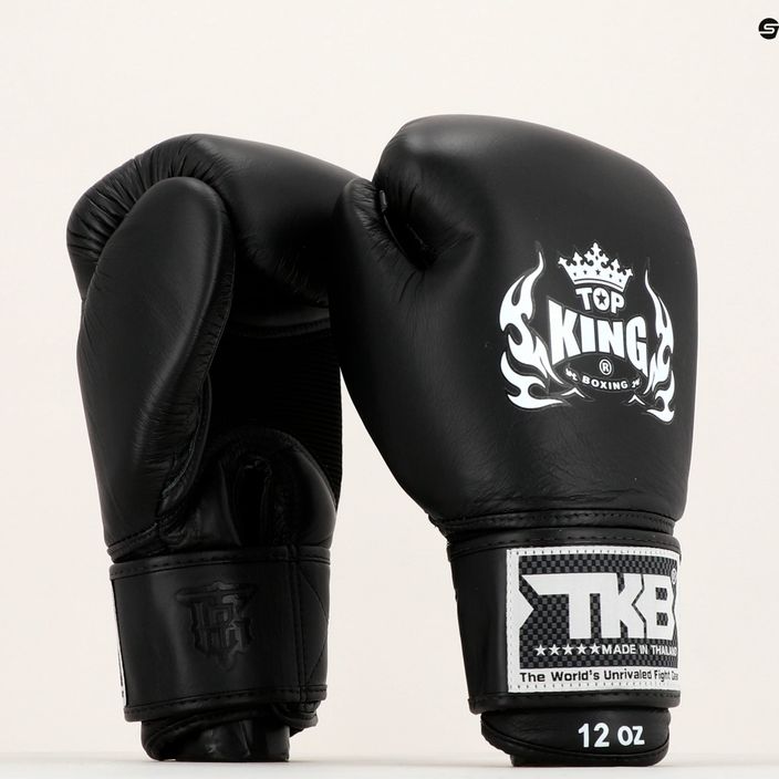 Top King Muay Thai Ultimate "Air" boxing gloves black TKBGAV 7