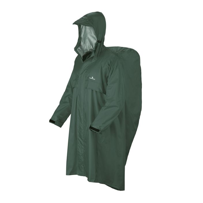 Ferrino Trekker Ripstop rain cloak green 2