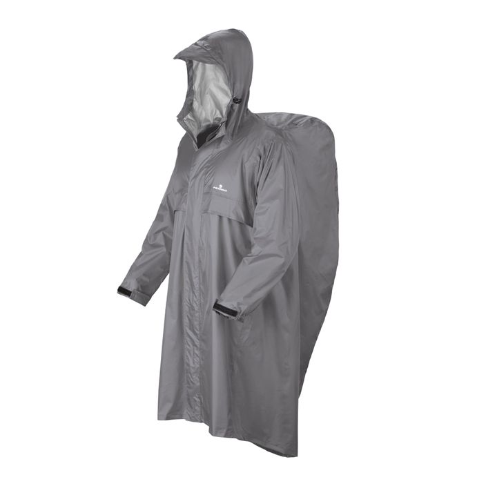 Ferrino Trekker Ripstop rain cloak grey 2