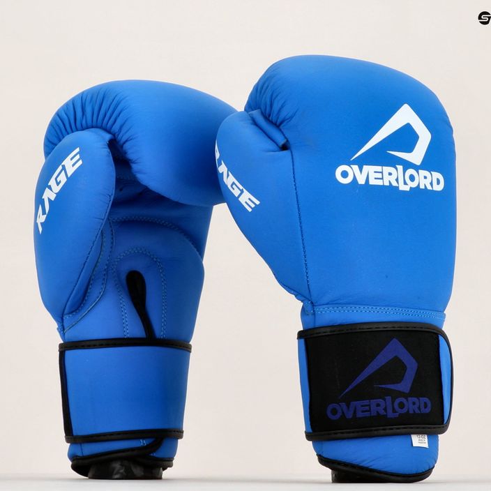 Overlord Rage blue boxing gloves 100004-BL 10