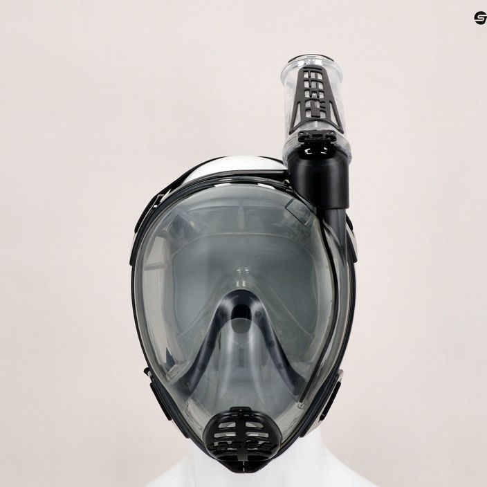 Cressi Duke Dry full face mask for snorkelling black/grey XDT060050 7