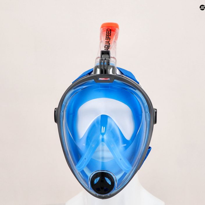 AQUA-SPEED Spectra 2.0 full face mask for snorkelling blue 247 7