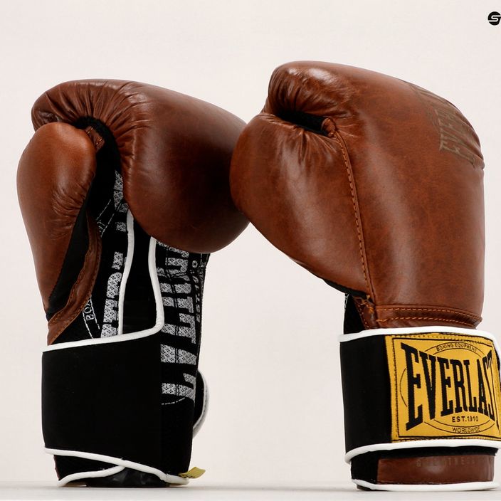 Everlast 1910 Classic brown boxing gloves EV1910 6