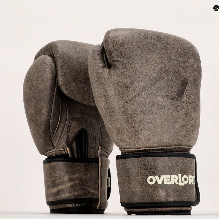 Overlord Old School brown boxing gloves 100006-BR 12