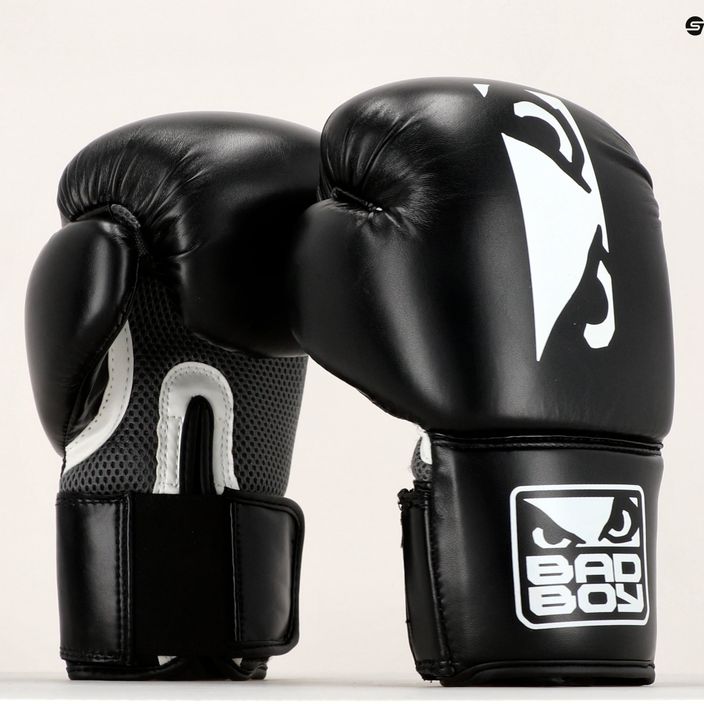 Bad Boy Titan black and white boxing gloves BBEA0008 8