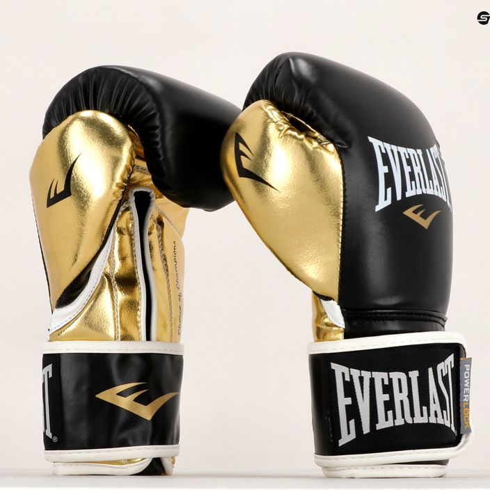 Everlast Powerlock Pu men's boxing gloves black 2200 7