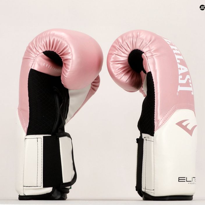 Women's boxing gloves Everlast Pro Style Elite 2 pink EV2500 7