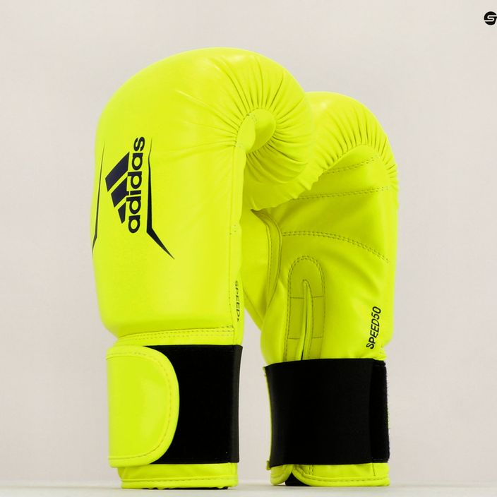 adidas Speed 50 yellow boxing gloves ADISBG50 7