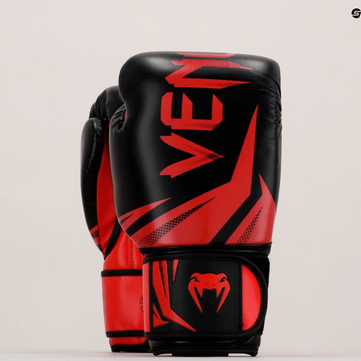 Venum Challenger 3.0 red/black boxing gloves 03525-100 7