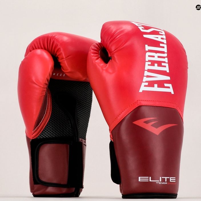 Everlast Pro Style Elite 2 red boxing gloves EV2500 7
