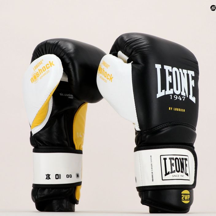 LEONE 1947 Il Tecnico N3 boxing gloves black GN113 10