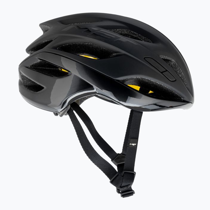 MET Estro Mips black matt glossy bicycle helmet 4