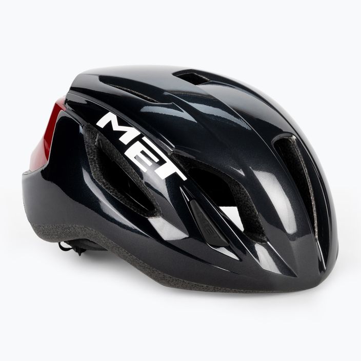 MET Strale bicycle helmet black-red 3HM107CE00MNR4