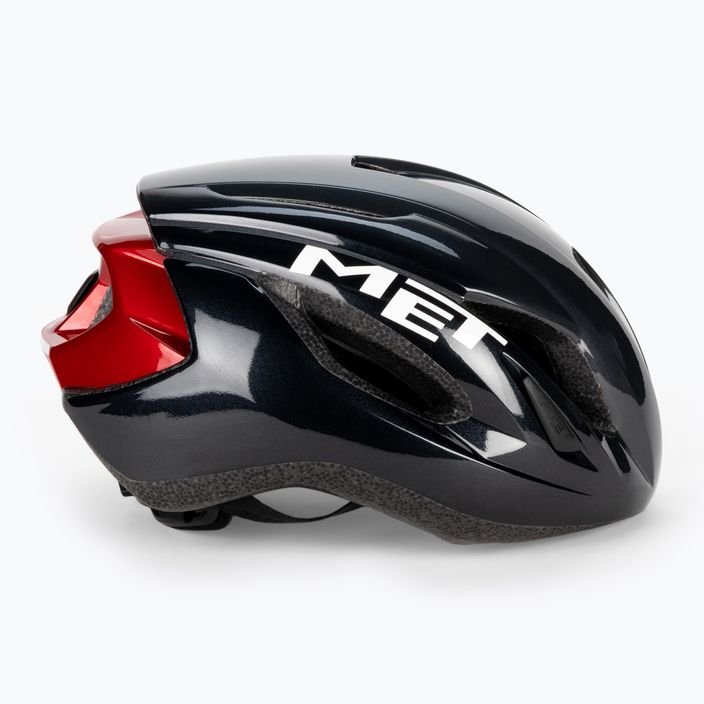 MET Strale bicycle helmet black-red 3HM107CE00MNR4 3