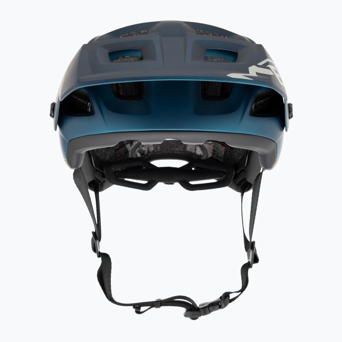 MET bike helmet Terranova teal blue/black metallic matt 2