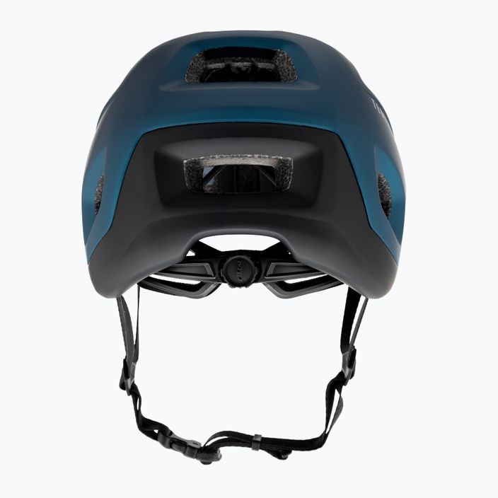 MET bike helmet Terranova teal blue/black metallic matt 3