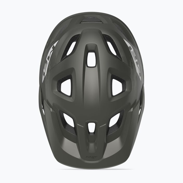 MET Echo titanium metallic matt bicycle helmet 6