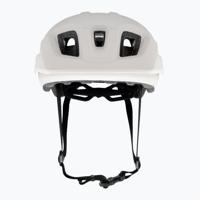 MET Echo off white/bronze matt bicycle helmet 2