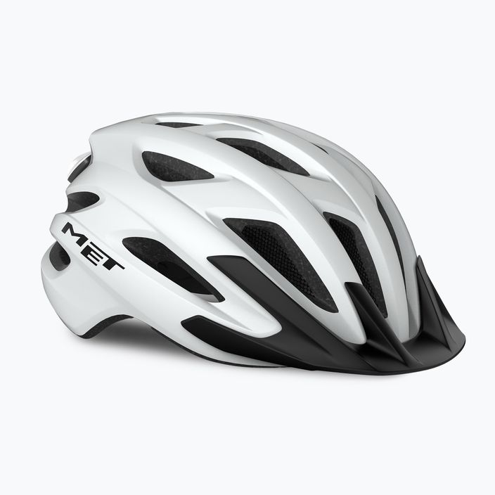 MET Crossover white matt bicycle helmet 6