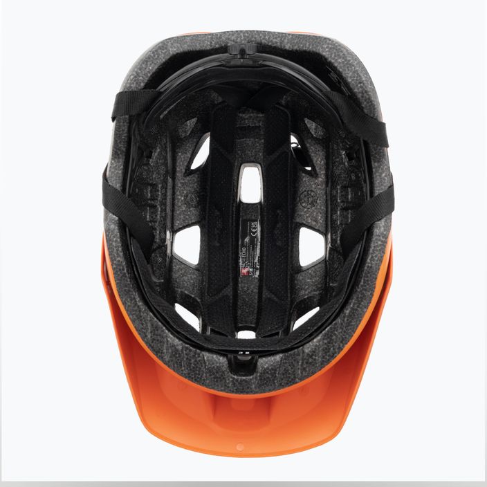 MET Echo bicycle helmet orange rust matt 5