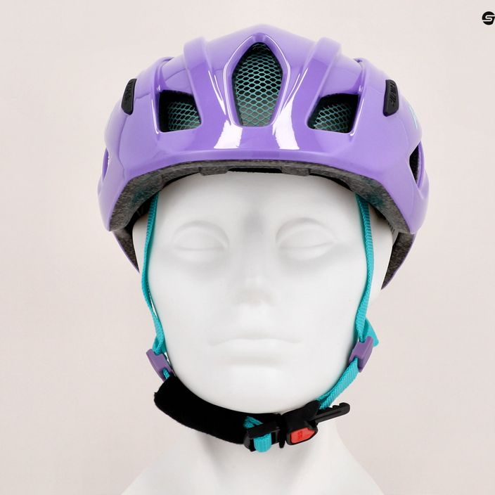 Children's bicycle helmet Alpina Pico purple gloss 10