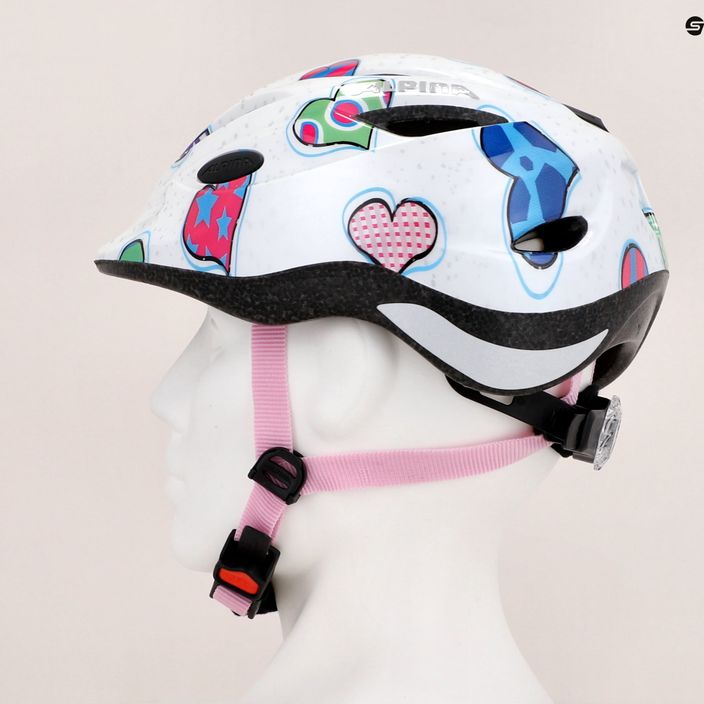 Children's bicycle helmet Alpina Gamma 2.0 hearts 8