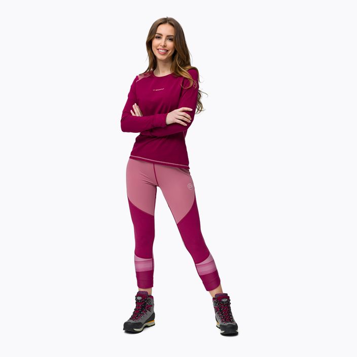Women's climbing leggings La Sportiva Sensation pink O78405502 2