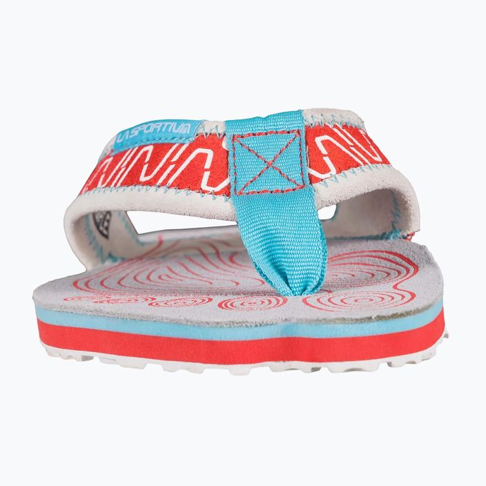 La Sportiva Swing hibiscus/malibu blue women's flip flops 9