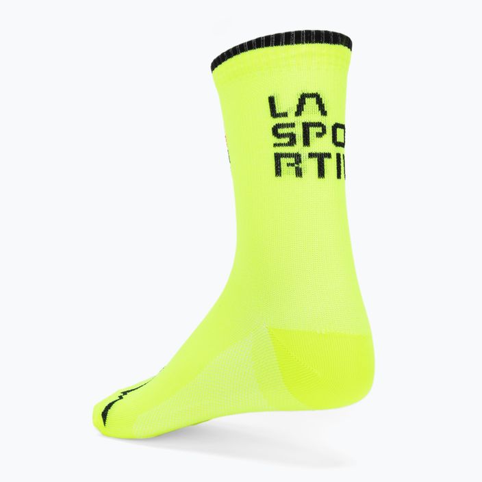 LaSportiva For Your Mountain running socks yellow and black 69R999720 3