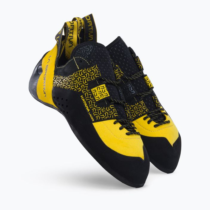 Men's La Sportiva Katana Laces climbing shoe yellow 30U100999 5