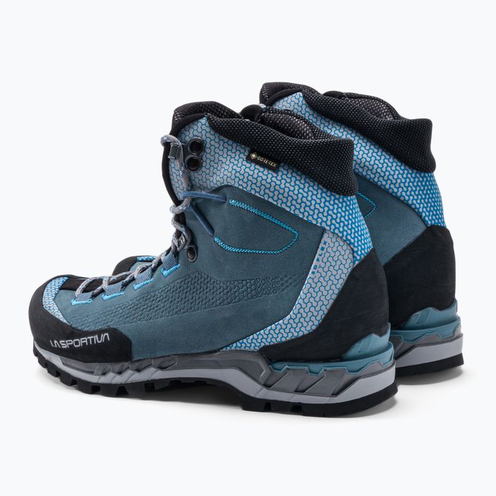 La Sportiva women's high altitude boot Trango Tech Leather GTX blue 21T903624 3