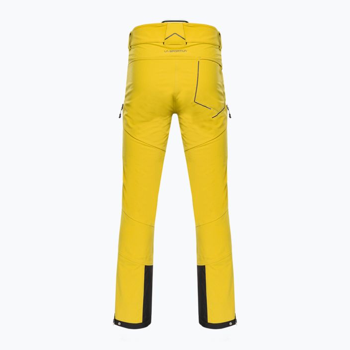 La Sportiva men's Excelsior softshell trousers yellow L61723723 2