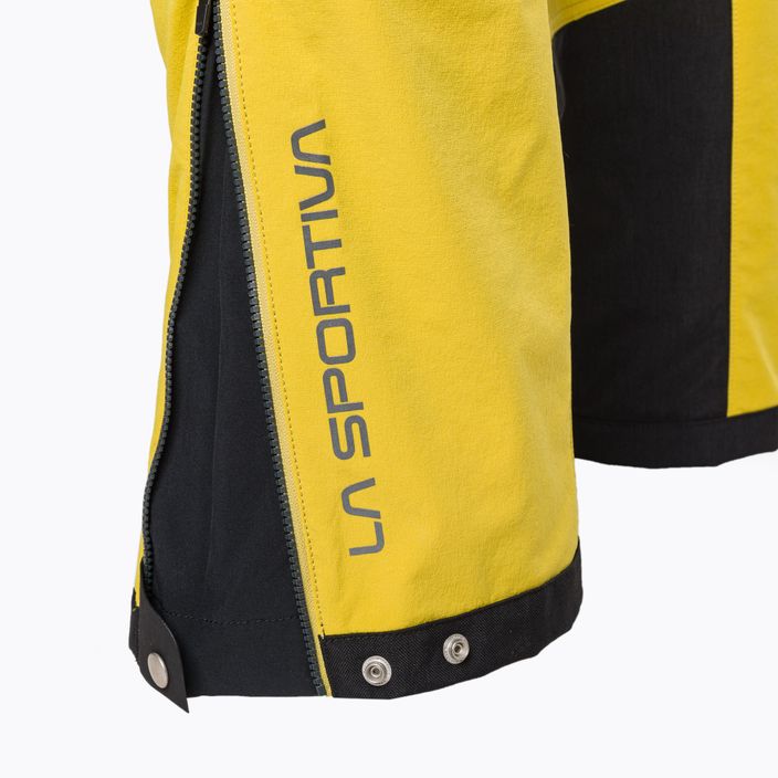 La Sportiva men's Excelsior softshell trousers yellow L61723723 4