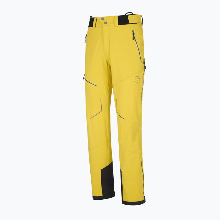 La Sportiva men's Excelsior softshell trousers yellow L61723723 5
