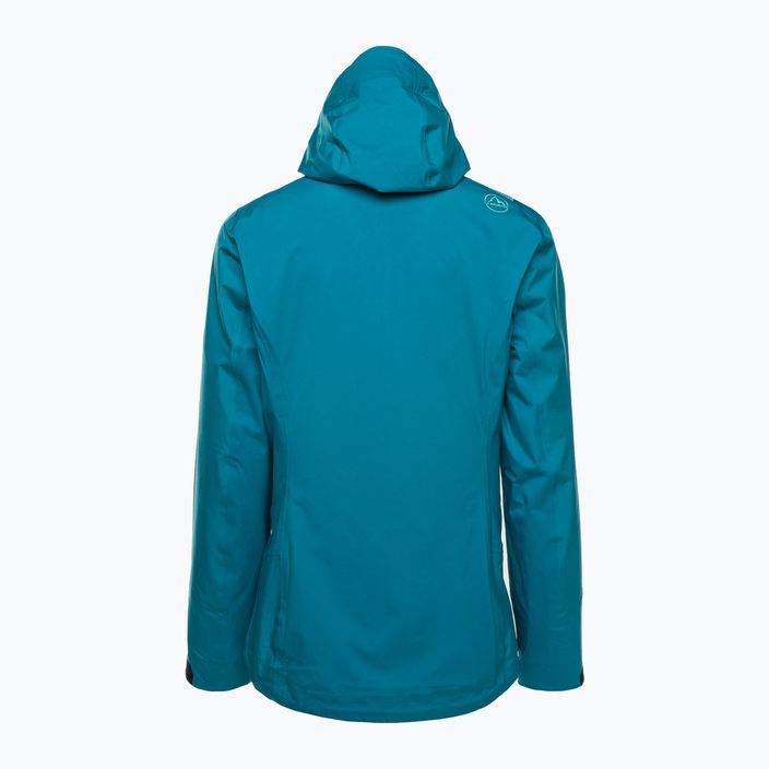 Women's La Sportiva Firestar Evo Shell membrane rain jacket blue M24635635 2