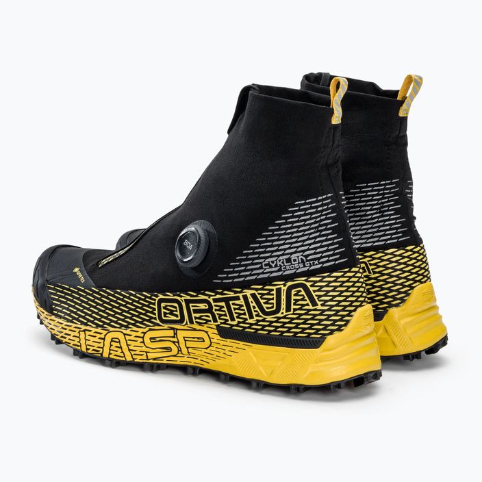 La Sportiva men's running shoe Cyclone Cross GTX black/yellow 56C999100 3