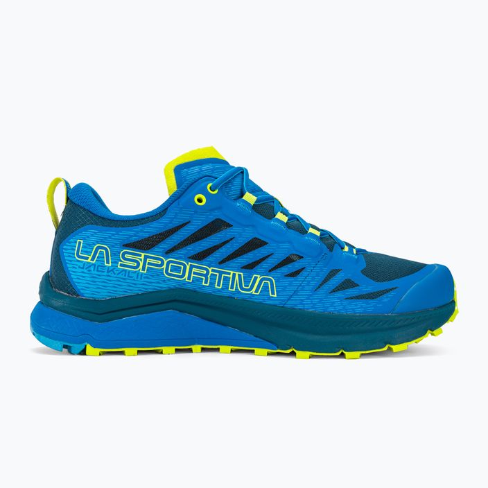 Men's La Sportiva Jackal II electric blue/lime punch running shoe 2
