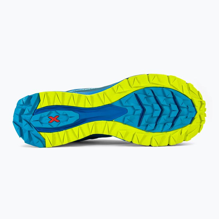Men's La Sportiva Jackal II electric blue/lime punch running shoe 5