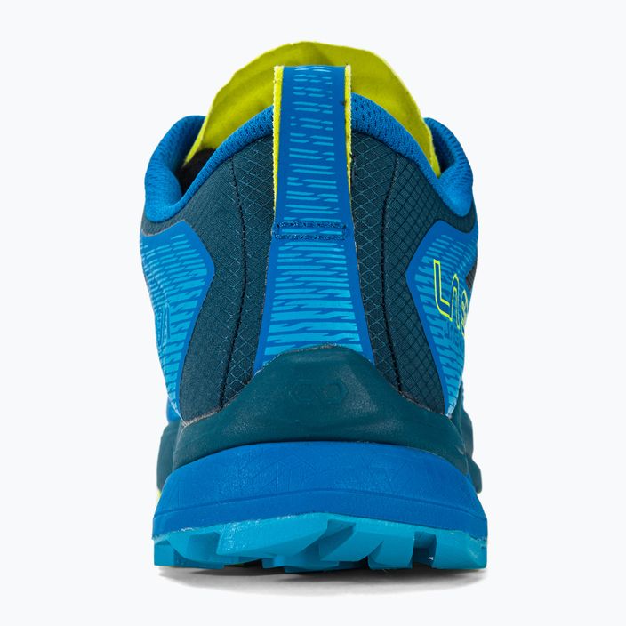 Men's La Sportiva Jackal II electric blue/lime punch running shoe 7