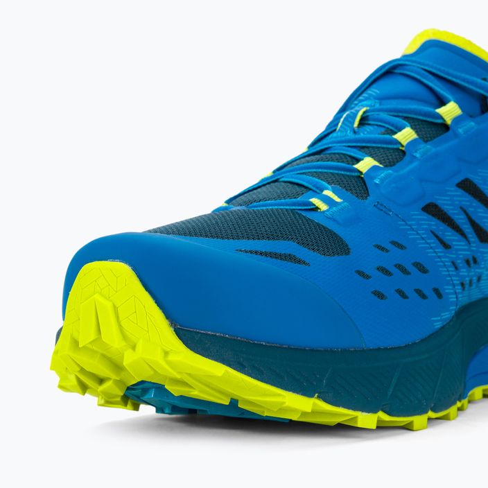 Men's La Sportiva Jackal II electric blue/lime punch running shoe 8