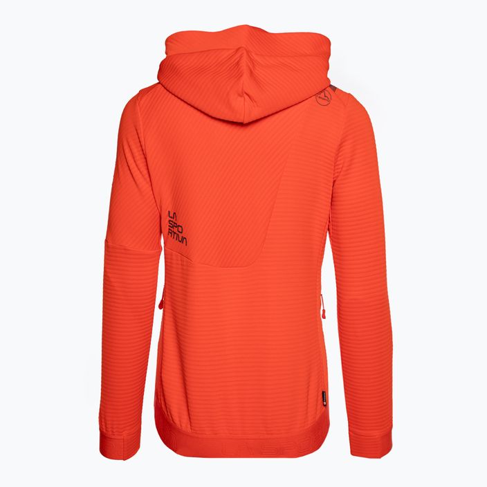 Women's climbing sweatshirt LaSportiva Mood Hoody orange O65322322 2