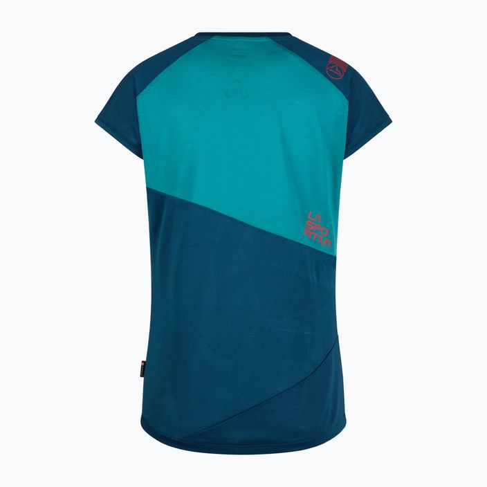 LaSportiva Hold women's climbing shirt blue and navy O81638639 2