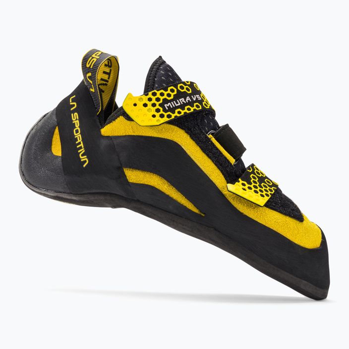 LaSportiva Miura VS men's climbing shoes black/yellow 40F999100 2