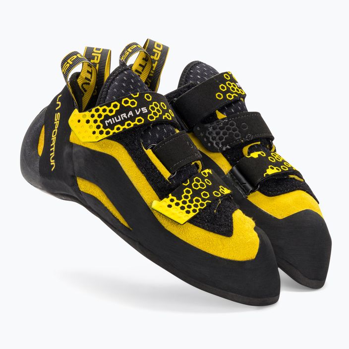 LaSportiva Miura VS men's climbing shoes black/yellow 40F999100 4