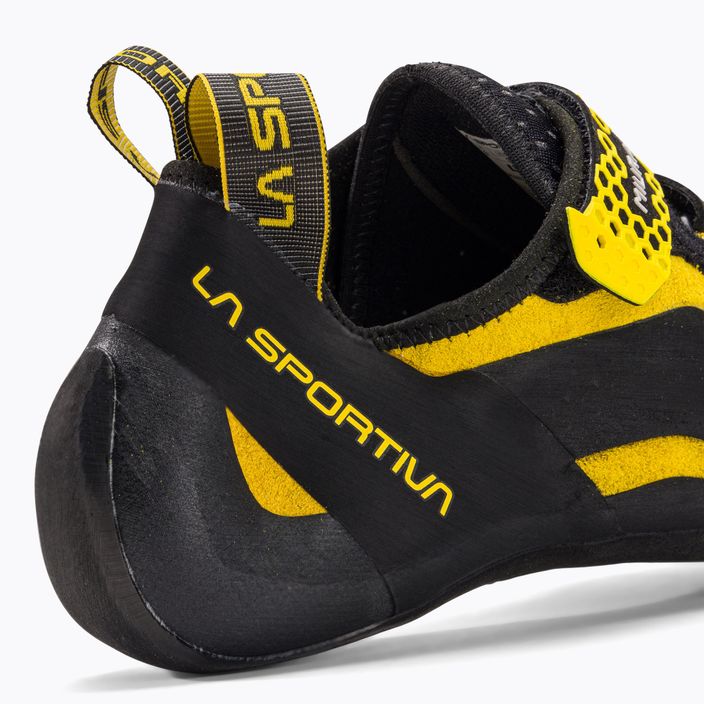 LaSportiva Miura VS men's climbing shoes black/yellow 40F999100 9